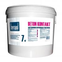 Бергауф Сцепляющая (адгезионная) акриловая грунтовка для наружных и внутренних работ BETON KONTAKT всесезонная 7 кг
