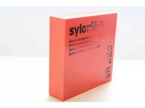 Sylomer SR 220, красный, лист 1200 х 1500 х 25 мм