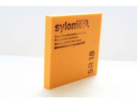 Sylomer SR 18, оранжевый, лист 1200 х 1500 х 25 мм