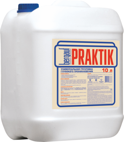 Bergauf Praktik Грунтовка глуб. проникновения 10 л